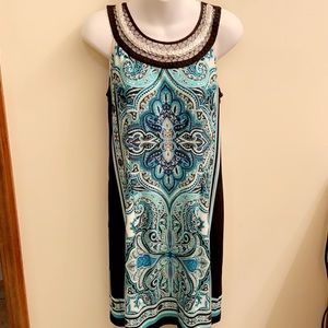 Beautiful silk paisley print dress in size 8